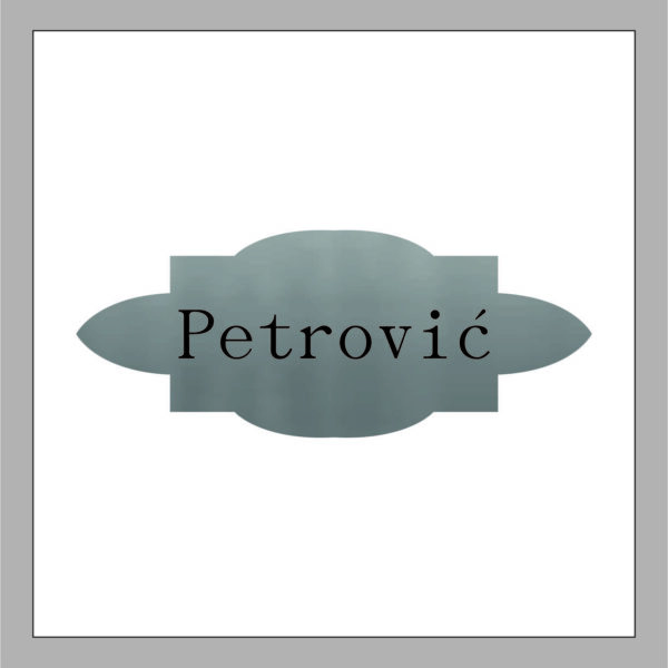 Pločica za prezime A02