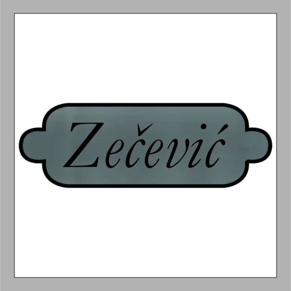 Pločica za prezime A10