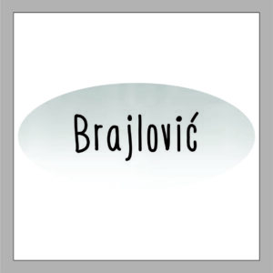 Pločica za vrata A12