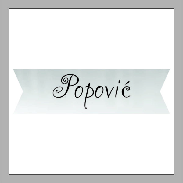 Pločica za prezime A19