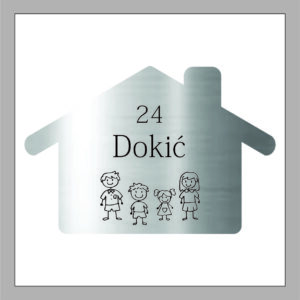 Pločica za prezime D07