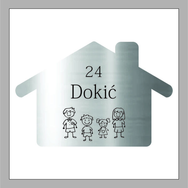 Pločica za prezime D07