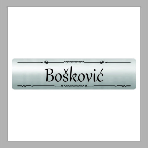 Pločica za vrata K08