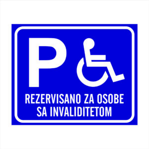 PARKING ZA INVALIDA